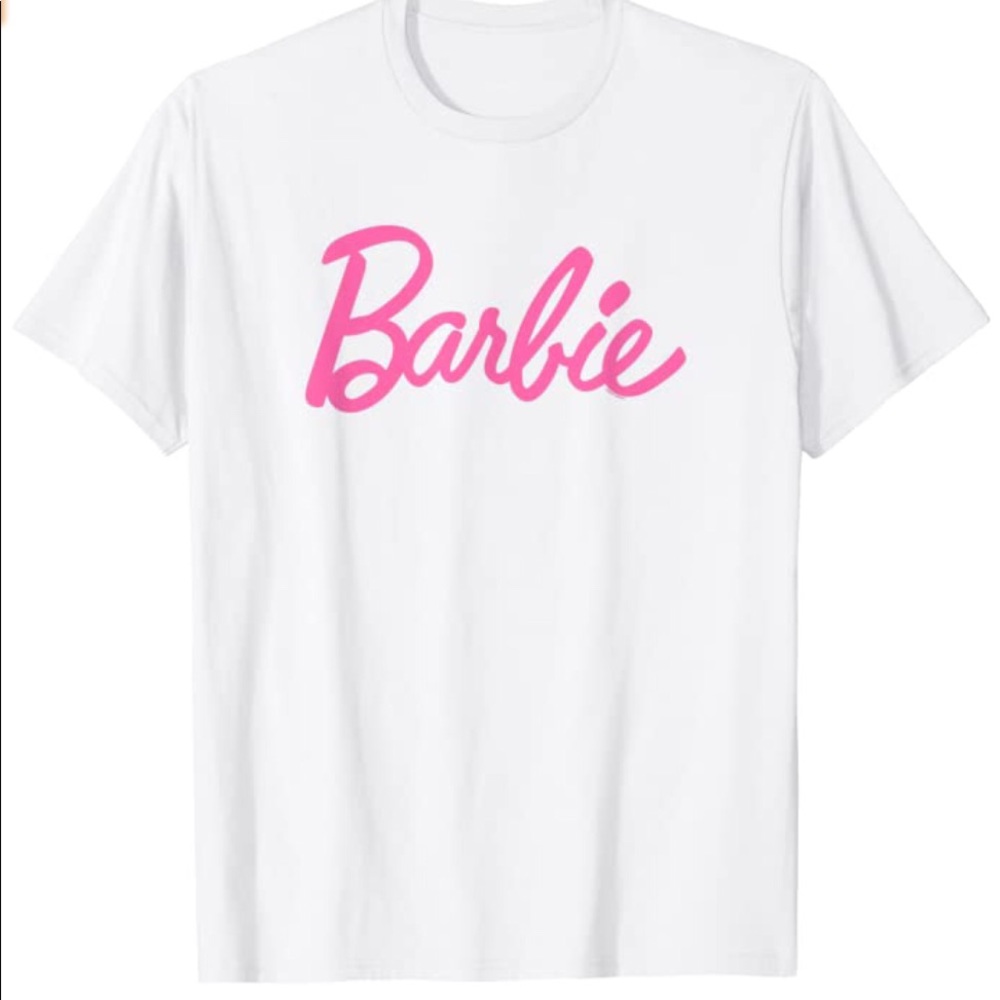 White Medium Barbie Shirt!!